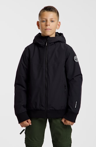 46 NORD Kinder Outdoorjacke Schwarz