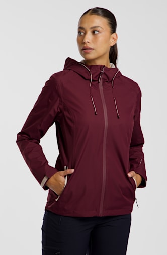 46 NORD veste imperméable femmes Bordeaux