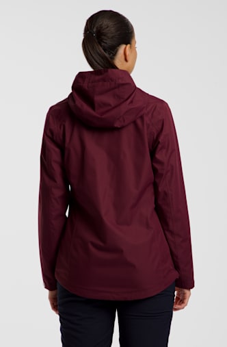 46 NORD veste imperméable femmes Bordeaux