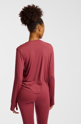 Nike One Classic Dri-FIT longsleeve femmes Rose