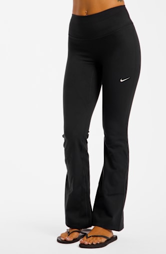 Nike One Flared Damen Tight Schwarz