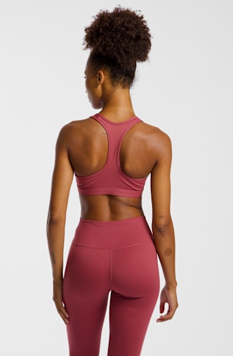 Nike Swoosh Padded Medium reggiseno sportivo donna Pink