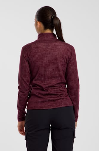 46 NORD Merino Damen Midlayer Bordeaux