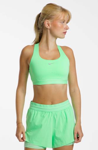 Nike Swift High Damen Sport-BH Grün