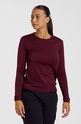 46 NORD longsleeve  donna Bordeaux