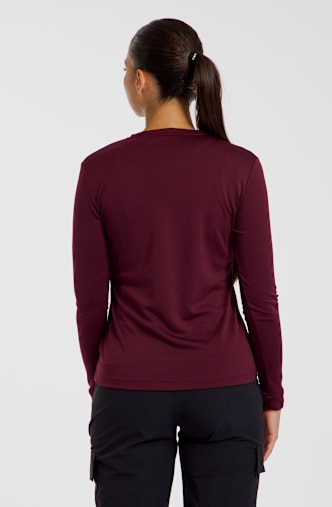 46 NORD longsleeve  donna Bordeaux