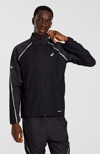 ASICS Road Lite-Show Herren Laufjacke Schwarz