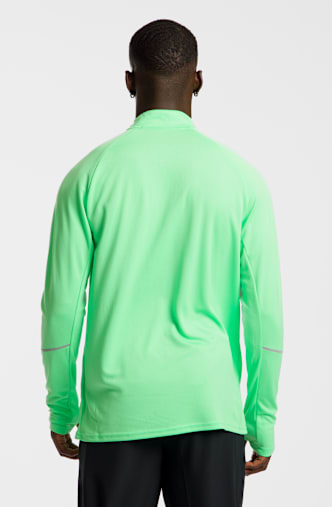 Nike Miler Dri-FIT Half-Zip longsleeve hommes Vert
