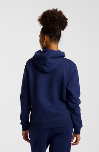 Nike Studio Fleece Medium Weight hoodie donna Blu