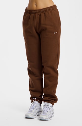 Nike Studio Fleece Damen Trainerhose Braun