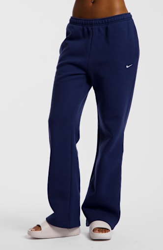 Nike Studio Fleece Damen Trainerhose Blau