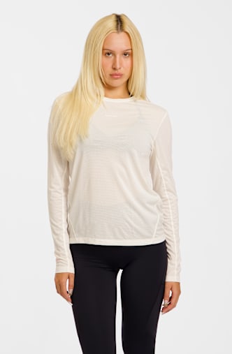 Salomon SHAKEout Core Graphic Damen Longsleeve Pink