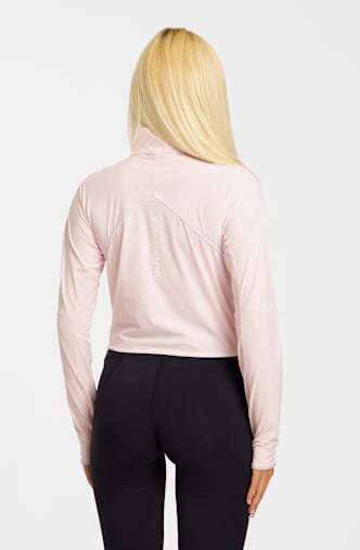 Salomon Sense Aero Hybrid midlayer femmes Rose