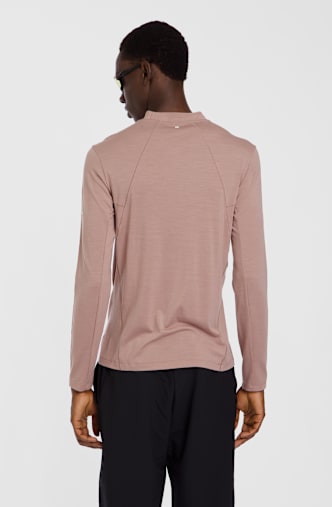 Salomon Sense Merino Herren Longsleeve Pink