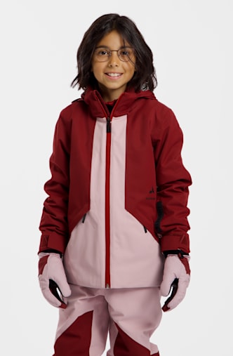 ALBRIGHT Madrisa veste de ski enfants Bordeaux