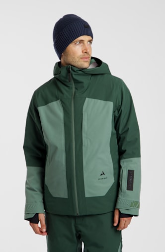ALBRIGHT Nendaz Colorblock veste de ski hommes Vert