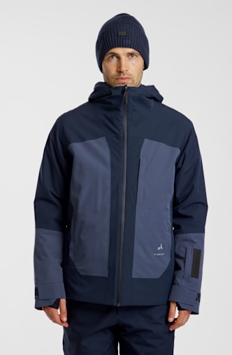 ALBRIGHT Nendaz Colorblock veste de ski hommes Bleu