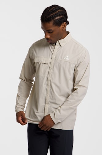 Nike ACG Aireez Button-Up longsleeve hommes Beige
