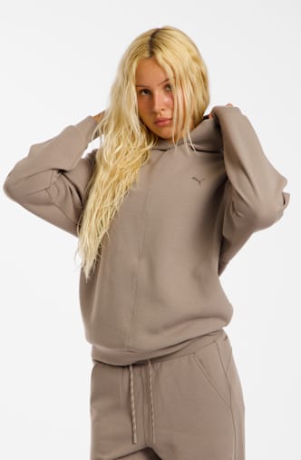 PUMA Cloudspun Damen Hoodie Beige