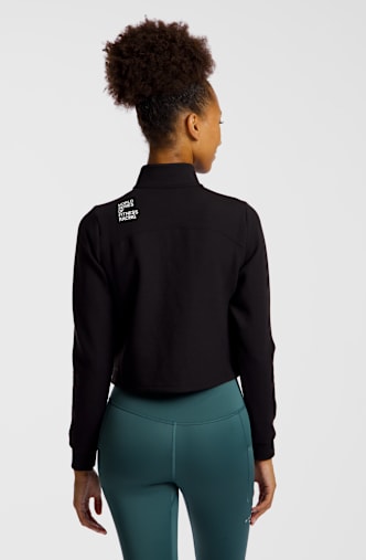 PUMA x HYROX CLOUDSPUN 1/4 Zip midlayer donna Nero