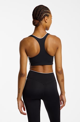 adidas Originals Medium Damen Sport-BH Schwarz