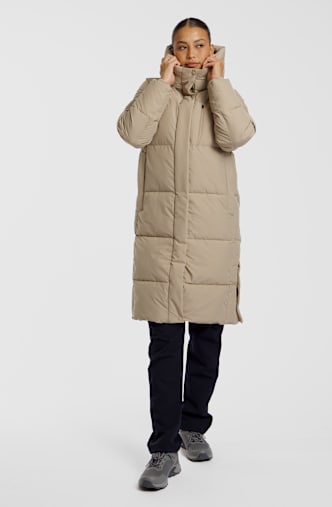 46 NORD Damen Wintermantel Beige