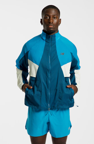 New Balance RC veste de course hommes Turquoise