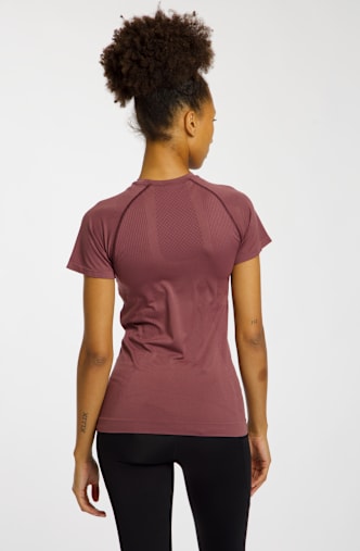 POWERZONE Seamless Running Damen T-Shirt Lila