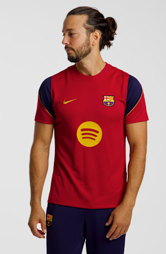 Nike FC Barcelona Dri-FIT Strike Herren T-shirt Rot