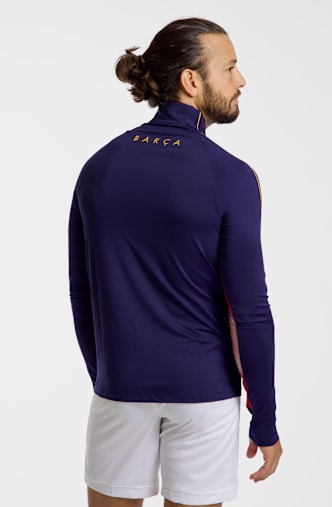 Nike FC Barcelona Dri-FIT Strike longsleeve hommes Bleu