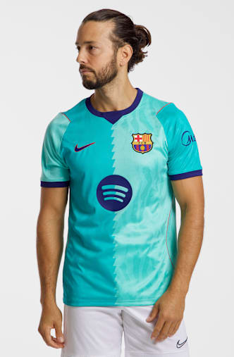 Nike FC Bacellona 3rd Replica maglia da calcio uomo 26/27 Blu