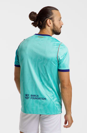 Nike FC Bacellona 3rd Replica maglia da calcio uomo 26/27 Blu