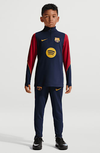 Nike FC Barcelone Dri-FIT Strike longsleeve enfants Bleu