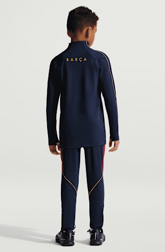 Nike FC Barcelone Dri-FIT Strike longsleeve enfants Bleu