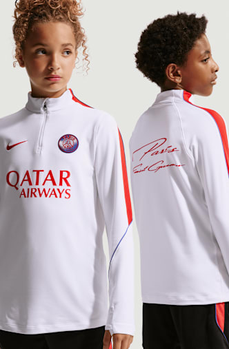 Nike Paris Saint-Germain Dri-FIT Strike longsleeve bambini Rosso