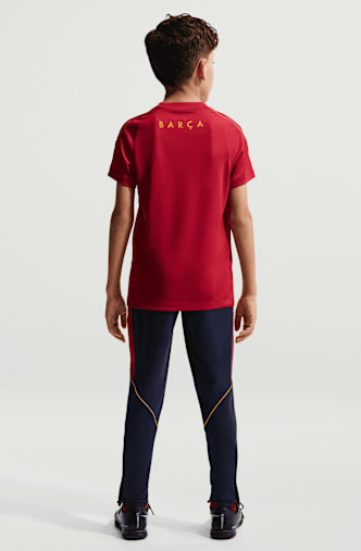 Nike FC Barcelona Dri-FIT Strike Kinder Trainerhose Blau