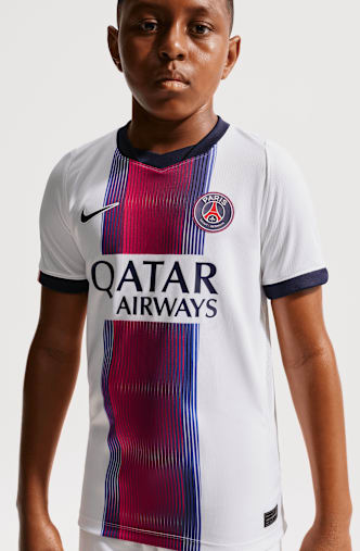 Nike Paris St. Germain Away Replica Kinder Fussballtrikot 26/27 Blau