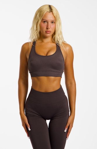 POWERZONE Medium Damen Sport-BH Grau