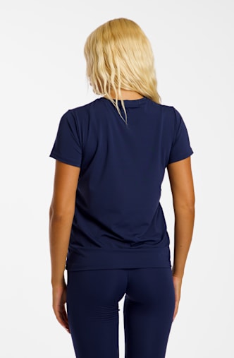 POWERZONE Damen T-Shirt Dunkelblau
