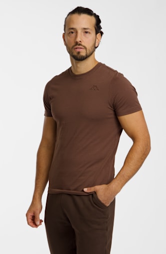 Kappa Cafers Herren T-Shirt Braun