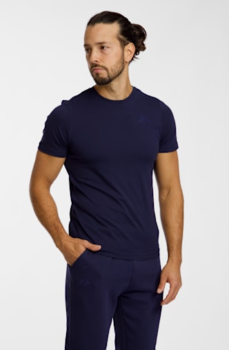 Kappa Cafers t-shirt hommes Bleu Foncé