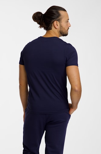Kappa Cafers t-shirt hommes Bleu Foncé