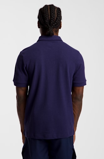 Kappa Izzy Jacquard Herren Poloshirt Dunkelblau
