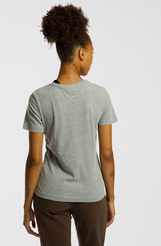 Kappa Sylvie Logo Damen T-Shirt Grau