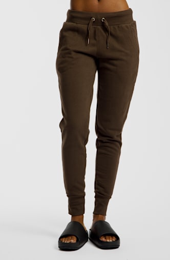 Kappa Logo Zalia Damen Trainerhose Braun