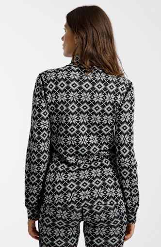 ALBRIGHT Merino manche longue thermique femmes Noir