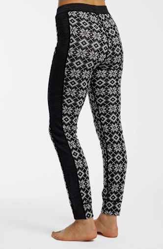 ALBRIGHT Merino pantalon thermique femmes Noir