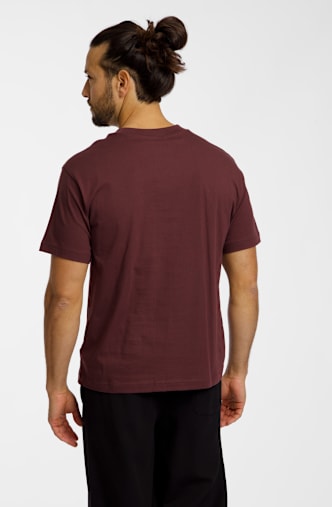 New Balance Sport Essentials Small Logo t-shirt hommes Marron