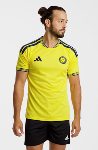 adidas Al Nassr FC Home Replica Ronaldo Herren Fussballtrikot 26/27 Gelb