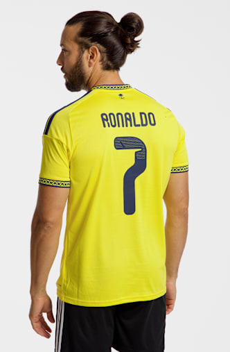 adidas Al Nassr FC Home Replica Ronaldo Herren Fussballtrikot 26/27 Gelb